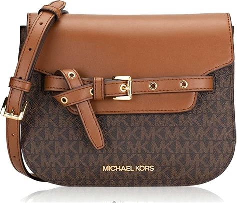 michael michael kors leather saddle crossbody|women Michael Kors Crossbody bag.